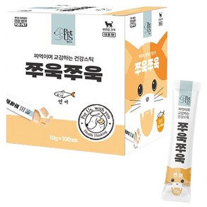 펫어스 고양이 쭈욱쭈욱 간식 100p, 연어, 1kg, 1개