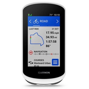 가민 엣지 익스플로어 2 번들 사이클링 GPS 속도계, 블랙 + 화이트, 1개