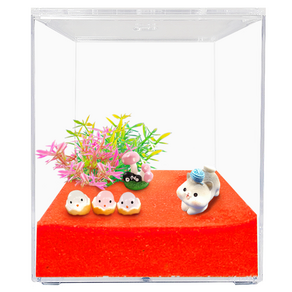 로라펫 스타트 샌드 어항 세트, 고양이 레드, 1세트
