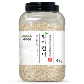 건강곡간 발아현미, 4kg, 1개