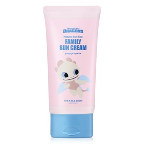 더페이스샵 드래곤 길들이기 에디션 내추럴 선 에코 패밀리 선크림 SPF50+ PA+++, 150ml, 1개