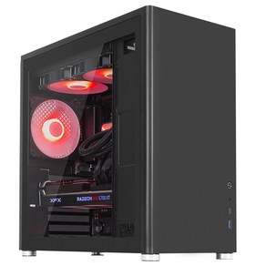 한성컴퓨터 2024 TFG AX3 코어i7 인텔 14세대 지포스 RTX 4070 Ti SUPER, 블랙, 32GB, 1TB, Fee DOS, AX3i707iRX