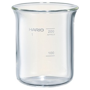 하리오 비커 글라스 200ml BG-200, 1개