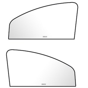 어반카 마그네틱 선쉐이드 차량 햇빛가리개, 실버블랙, 2개