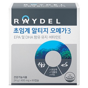 레이델 식물성 초임계 알티지 오메가3 24g, 60정, 1개