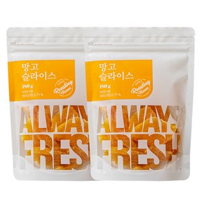 몸애조화 망고 슬라이스, 180g, 2개