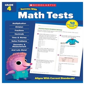 Scholastic Success with Math Tests Gade 4, Scholastic Inc.