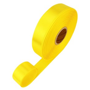 포장넷 공단기본 선물포장 리본끈 40mm, 09 노랑, 1개, 45m