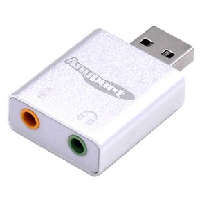 애니포트 7.1채널 USB 사운드 카드 외장형