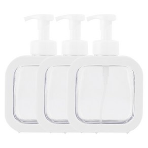 아리코 핸드워시 거품용기 디스펜서 300ml, 화이트, 3개