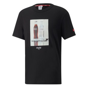 [PUMA]푸마_남성용_코카콜라 티셔츠_COCA COLA TEE_블랙_53615901