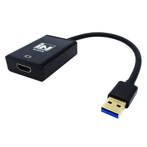 인네트워크 USB 3.0 to HDMI 변환 컨버터, 1개, IN-3UH19