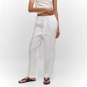 MANGO 여성용 LINEN 바지 57000900