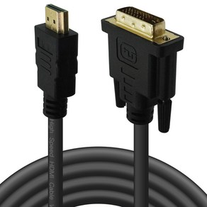 대원티엠티 DWS HDMI 2 to DVI 모니터 연결 케이블, 1개