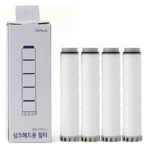 도비도스 싱크헤드 전용 세디먼트 필터 4p, 1개, 화이트