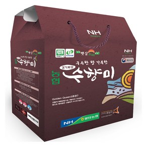 농협 2024년산 햅쌀 GAP 인증 수향미, 특등급, 4kg, 1개