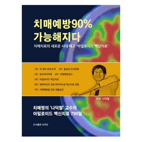 치매 예방 90% 가능해지다, 뇌미인, 나덕렬