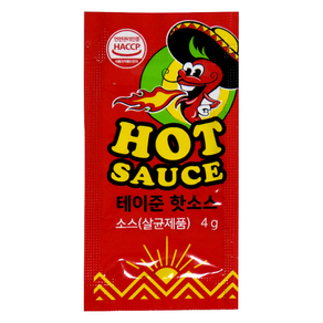 테이준 핫소스 1000p, 4g, 1000개