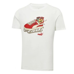 [PUMA]푸마_남녀공용_크리스마스 티셔츠_CHRISTMAS_화이트_67535002