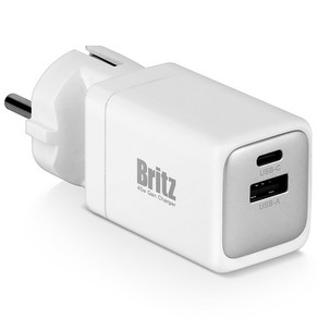 브리츠 USB A Type C 고속충전 어댑터 BZ-PD45W GaN, 1개, White