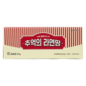 김규흔한과 추억의 라면땅 20p, 360g, 1박스