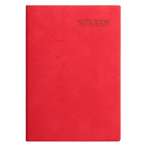 마다꾸미 비즈니스 사무용 고급 노트 A5 다이어리, 12 B타입 램스킨 레드, 1개