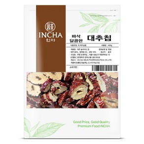 인차 바삭 달콤한 대추칩, 400g, 1개