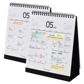 아이씨엘 Desk Calendar black 2025