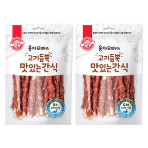 웅자오빠의 맛있는간식 오리꽈배기껌, 210g, 2개