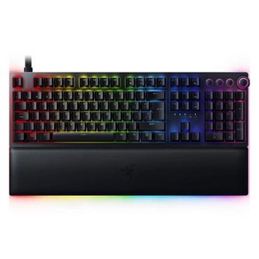 레이저 Huntsman V2 Analog 유선 게이밍 키보드, 블랙, RZ03-0361, 제조사축