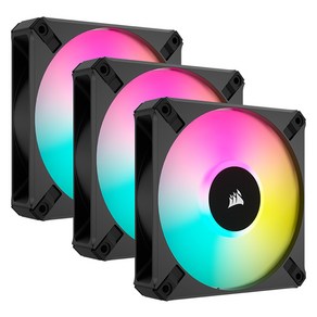 커세어 iCUE AF120 RGB ELITE 시스템 쿨러 120mm Node Coe XT, 블랙, 3개