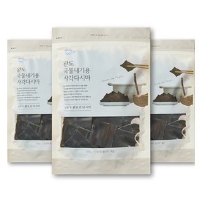 청해거상 완도 국물내기용 사각 다시마, 100g, 3개