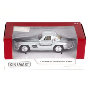 킨스마트 1954 벤츠 300 SL 미니카 KT5346, 실버, 1개