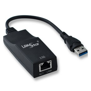 랜스타 USB3.1 유선랜카드 2.5G 지원 리얼텍 RTL8156 칩셋