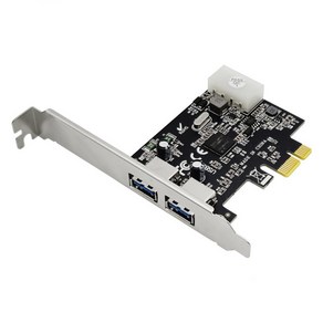 랜스타 PCI-Expess USB3.0 2포트 카드 LS-PCIE-EX302-N, 1개