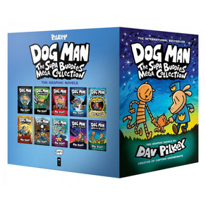 Dog Man #1-10 Boxed Set:The Supa Buddies Mega Collection, Gaphix