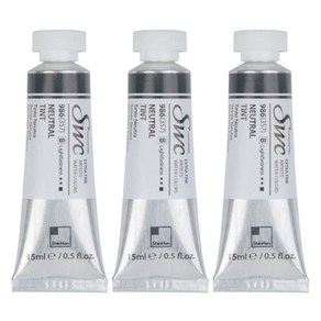 신한화구 수채화물감 SWC Tube 뉴트럴 틴트 3p, 15ml, 1색