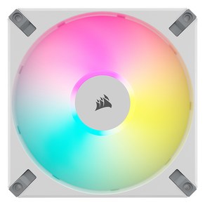 커세어 시스템 쿨러 140mm FAN / CORSAIR ICUE AF140 RGB ELITE - WH, 화이트, 1개