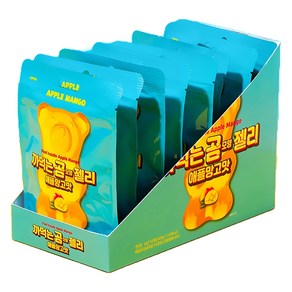 피치코리아 까먹는 곰모양 젤리 애플망고, 10개, 40g