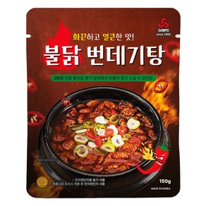 삼포 불닭 번데기탕, 150g, 1개