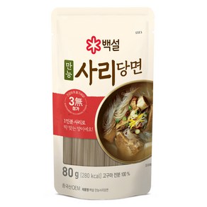 백설 만능 사리당면, 1개, 80g