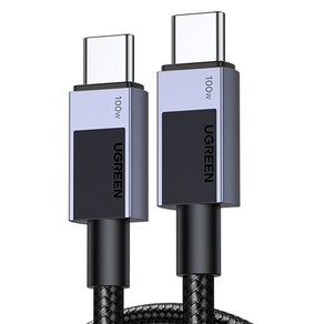 유그린 C타입-C타입 프리미엄 100W PD 고속충전 케이블, 혼합색상, 1개, 3m