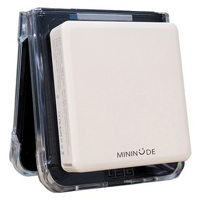 미니누드 맥세이프 미니 고속 무선 보조배터리 5000mAh, 아이보리, MININUDE-E50A