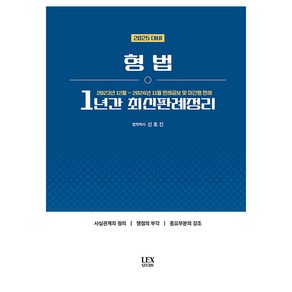 2025 형법 1년간 최신판례정리 23년12월~24년11월