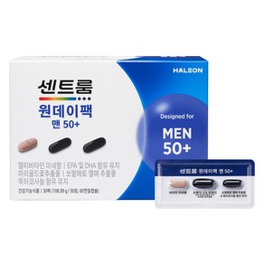 센트룸 원데이팩 맨50+ 멀티비타민 108.99g, 1개