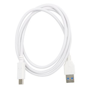 컴스마트 USB 3.0 A타입-USB 3.1 C타입 케이블 IF003, White, 1개, 1m