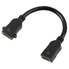 컴스 HDMI 젠더 연장연결 F 포트장착 IB390, 단일 모델명/품번, 20cm