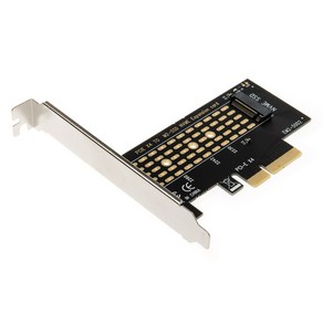 컴스 PCI Expess M.2 NVME SSD KEY M to PCI-E 4x 변환 컨버터, IF570