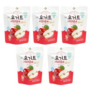 산마을 요거트 사과큐브, 16g, 5개