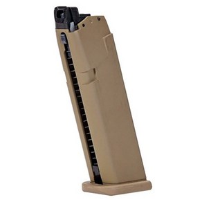 글록 VFC Gas Magazine Glock17 Gen5 Fance Amy Vesion 가스탄창, 1개